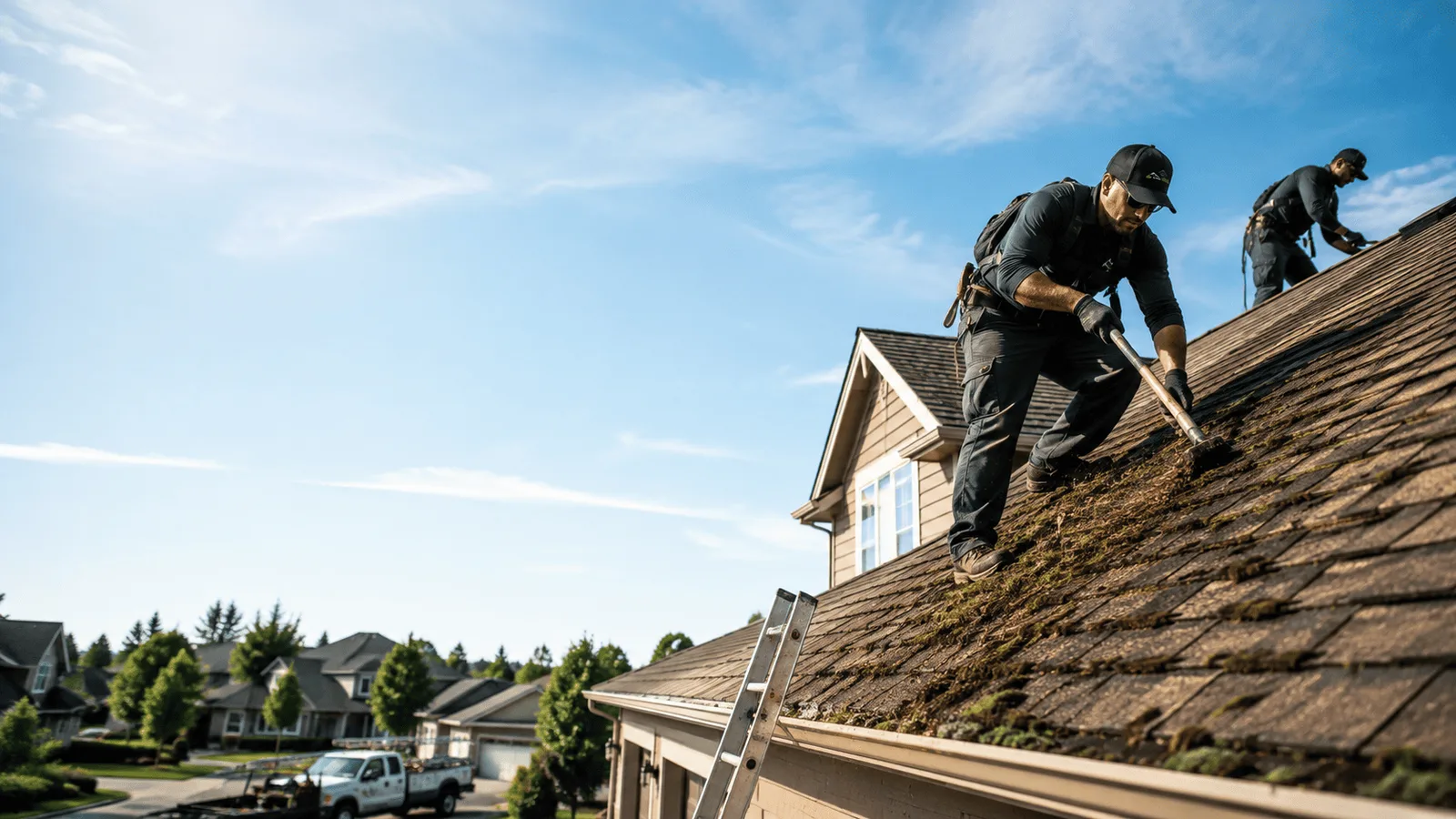 Roof Moss Removal in Noble, LA near me